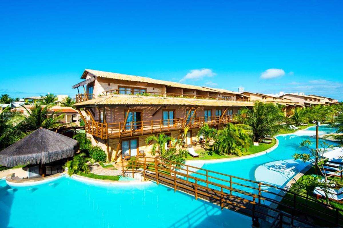 Praia Bonita Resort & Conventions - Praia De Camurupim ทาบาชินกา ภายนอก รูปภาพ